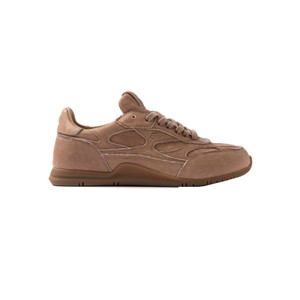Fuga Low Leather Trainers - Stone Mud