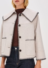Rails Patty Wool Blend Coat - Oatmeal