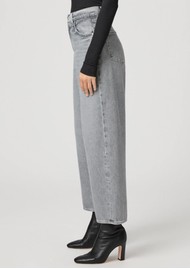 Paige Denim Cameron Ankle Straight Leg Jean - Grey Isles