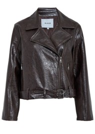 MINUS Dorothea PU Vegan Leather Jacket - Carafe