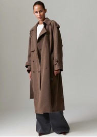 Day Birger et Mikkelsen Lynn Maxi Coat - Choc Chip