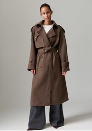 Day Birger et Mikkelsen Lynn Maxi Coat - Choc Chip