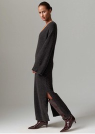 Day Birger et Mikkelsen Mills Alpaca Blend Maxi Dress - Espresso