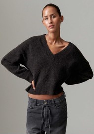 Day Birger et Mikkelsen Elezi Alpaca Blend Jumper - Espresso