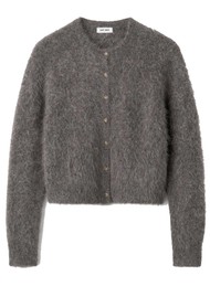 SOFT GOAT Alpaca Cardigan - Wood
