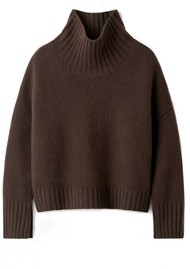 SOFT GOAT Cashmere Girlfriend Turtleneck - Mocha
