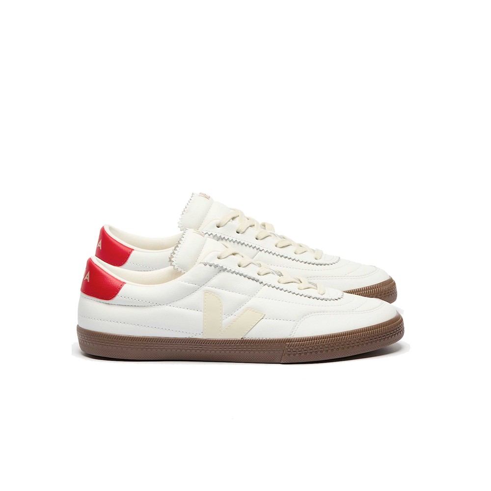 Veja Women's White Panenka Leather Trainers - Pierre Pekin