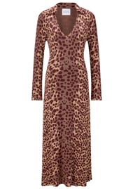 HAYLEY MENZIES Jersey Silk Blend Knit Dress - Jerry Neutral