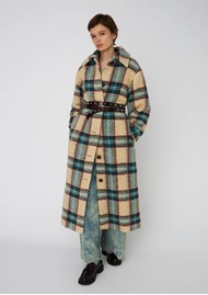 MUNTHE Checked Coat - Multi Check