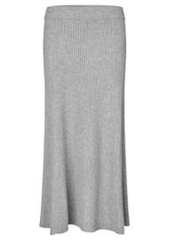 DEA KUDIBAL Gabbydea Ribbed Skirt - Grey Melange