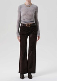 CITIZENS OF HUMANITY Kimberly Velvet Flare Jeans - Espresso