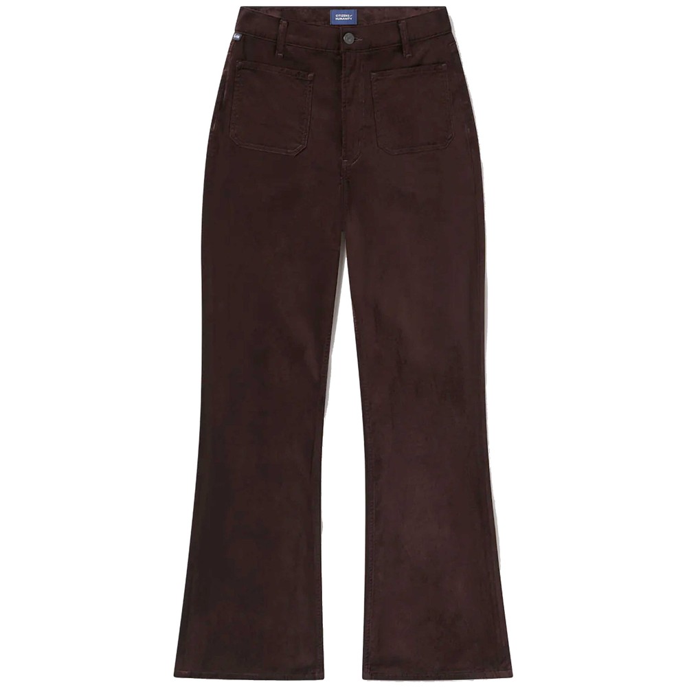 Citizens Of Humanity Women's Kimberly Velvet Flare Jeans - Espresso
