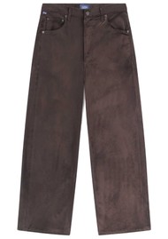 CITIZENS OF HUMANITY Ayla Baggy Velvet Jeans - Espresso