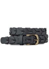 Becksondergaard Braided Lena Leather Belt - Black