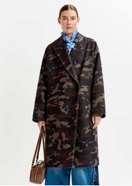 ESSENTIEL ANTWERP Imperfection Wool Blend Coat - Raw Timber