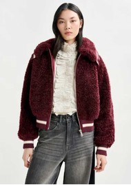 ESSENTIEL ANTWERP Iwill Faux Fur Jacket - Margot Mauve