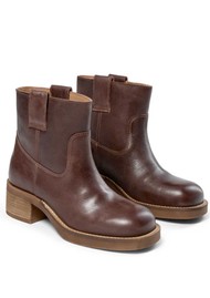 PAVEMENT Jenny Vintage Leather Ankle Boot - Brown