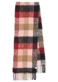 Becksondergaard Check Antilopa Alpaca Scarf - Confetti Pink