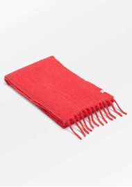 Becksondergaard Solid Yuta Alpaca Scarf - Adr Red
