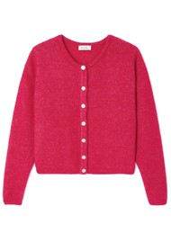 American Vintage Vitow Cardigan - Magenta Melange