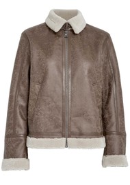 MINUS Roxanna Aviator Jacket - Glazed Ginger