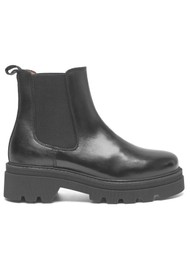 WODEN Sanna Chealsea Leather Boot - Black