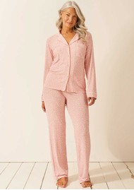 STRIPE & STARE Long Pyjamas - Pink A Boo