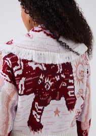 HAYLEY MENZIES Jax Jacquard Bomber - Tibetan Tiger Cream
