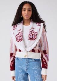 HAYLEY MENZIES Jax Jacquard Bomber - Tibetan Tiger Cream