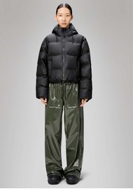 RAINS Alta Waterproof Short Puffer Jacket - Black