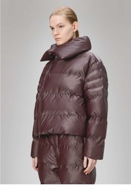 RAINS Alta Vision Waterproof Short Puffer Jacket - Depth