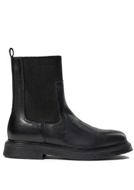 PAVEMENT Friia Leather Ankle Boots - Black
