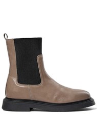 PAVEMENT Friia Leather Ankle Boots - Taupe
