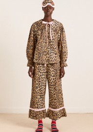 DAMSON MADDER Felice Organic Cotton PJ Set - Leopard