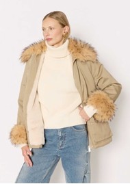 BERENICE Vita Parka Coat - Light Khaki