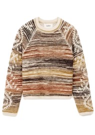 Ba&sh Clody Wool Blend Jumper - Multi