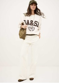 Ba&sh Fenja Cotton Sweatshirt - Beige Chine