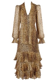 QUEENS OF ARCHIVE Farrah Limited Edition Dress - Cheetah