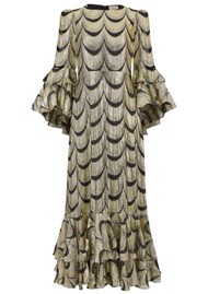 QUEENS OF ARCHIVE Scarlet Limited Edition Dress - Gold