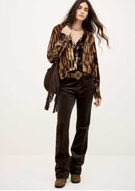 Ba&sh Vany V-Neck Blouse - Kaki