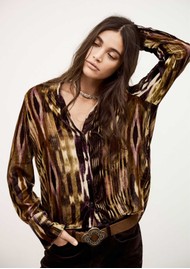 Ba&sh Vany V-Neck Blouse - Kaki