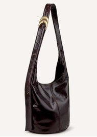 Ba&sh Vintage Leather You Bag - Moka