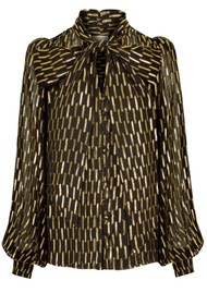 QUEENS OF ARCHIVE Foxy Limited Edition Blouse - Gold