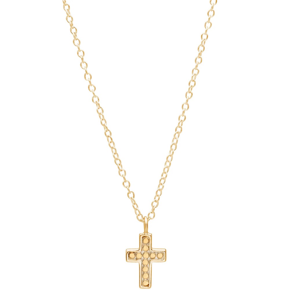 Anna Beck Women's Gold Small Cross Necklace