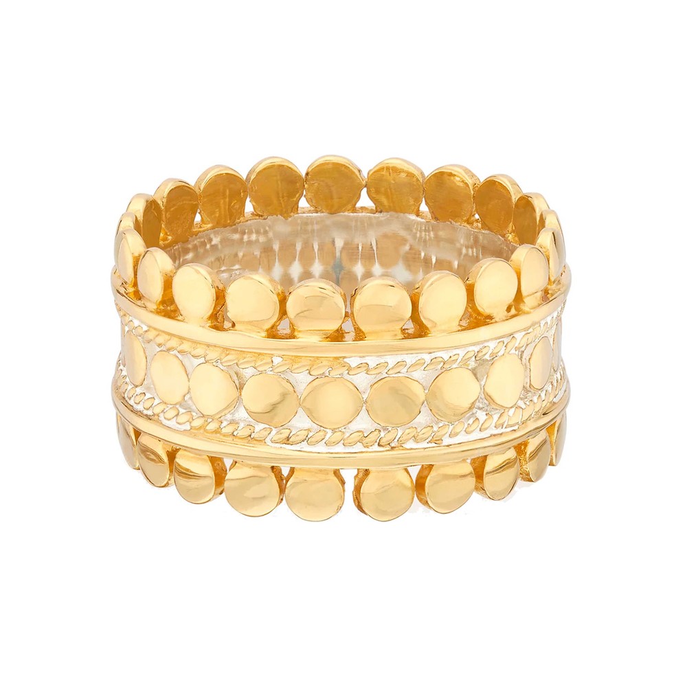 Anna Beck Women's Gold Scalloped Asha Band Ring