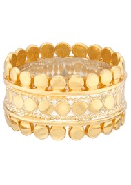 ANNA BECK Scalloped Asha Band Ring - Gold