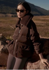 VARLEY Roseville Down Jacket - Coffee Bean