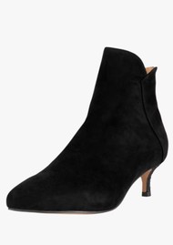 SHOE THE BEAR Saga Suede Zip Boot - Black