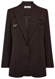 HAUTE LAMITIE Premiere Single Blazer - Mocca