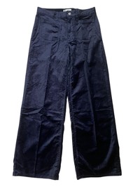 Frame Denim Le Slim Palazzo Modern Pocket Jeans - Navy Velvet